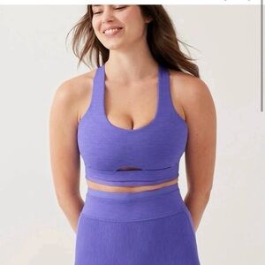 Outdoor voices thrive bra in violet/ purple